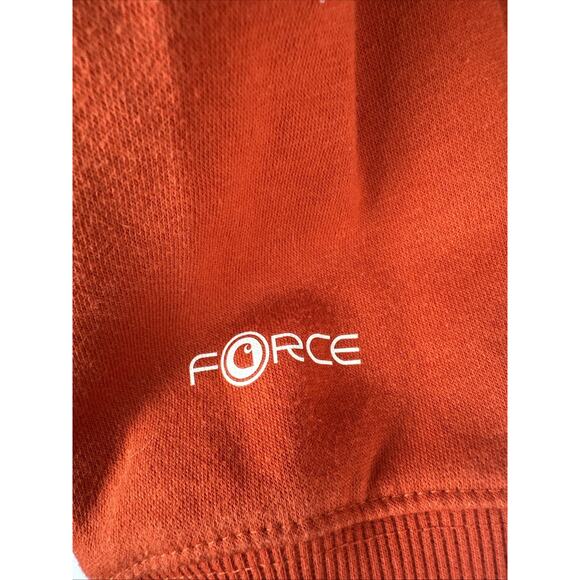 Carhartt Force Pullover Hoodie Red Mens Size Large Relaxed Fit - Picture 3 of 8